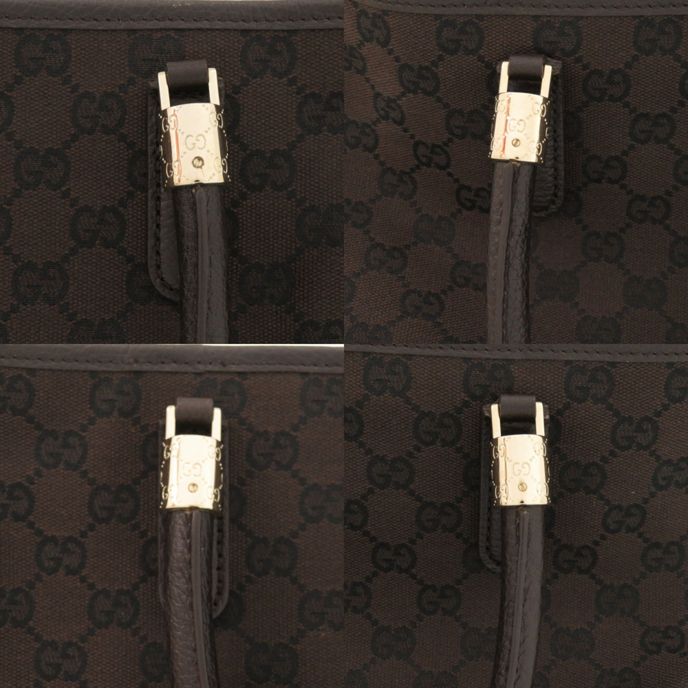 GUCCI Authentic Brown Canvas Tote Bag - Picture 8 of 8